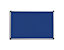 Pinnwand | Filz | BxH 90 x 120 cm | Blau | Certeo